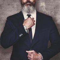 VNDX | The Chief leather grey blue 3